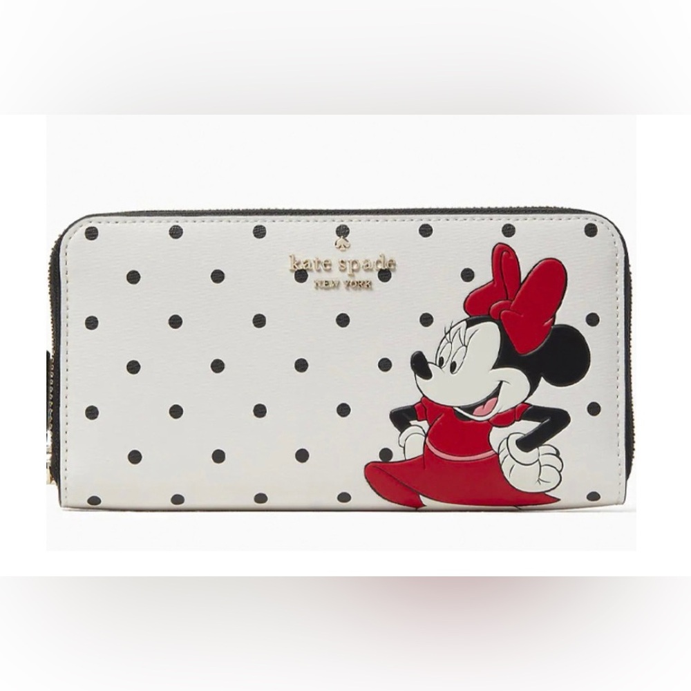 Disney kate spade Minnie Mouse polka dot wallet